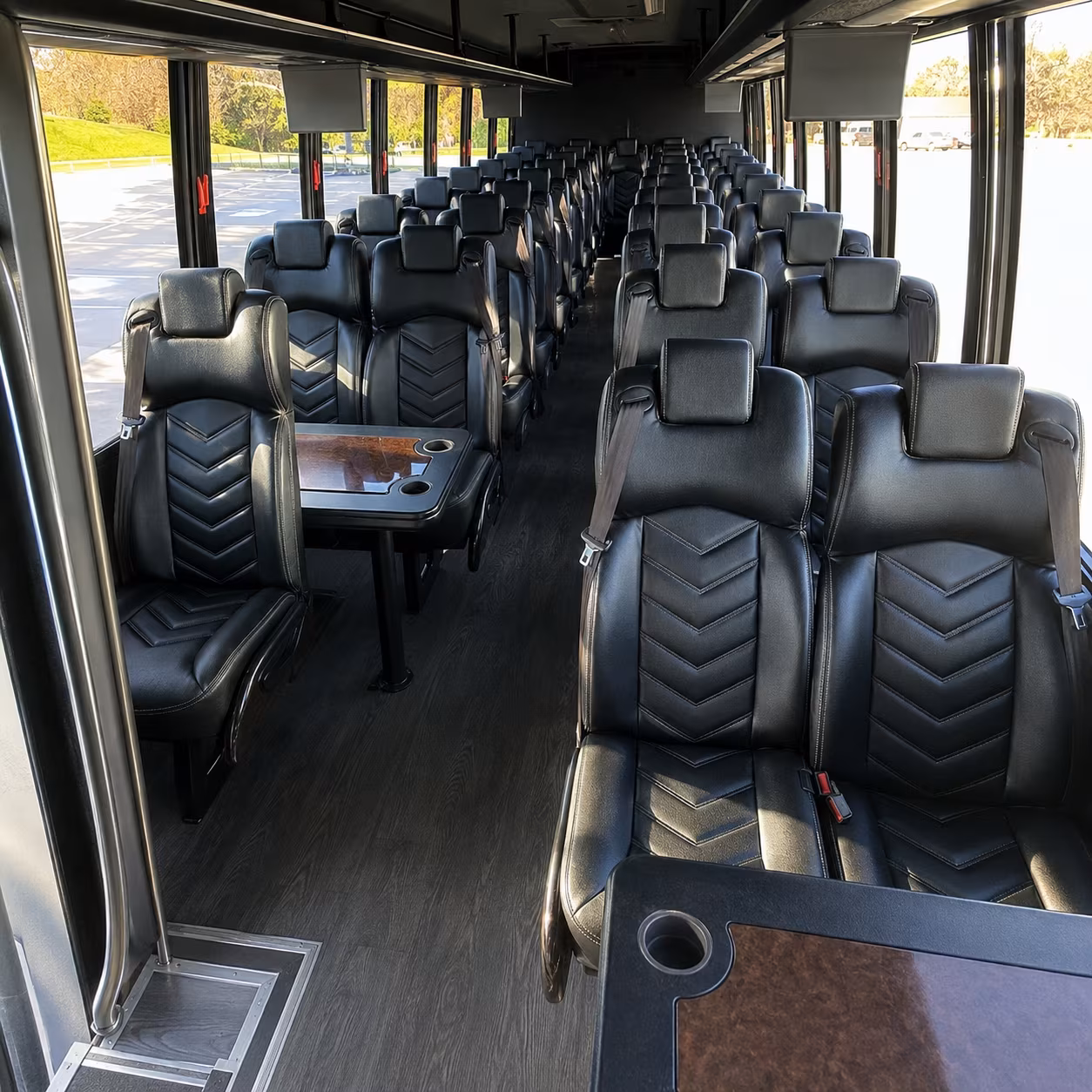 minneapolis 28 passenger minibus interior