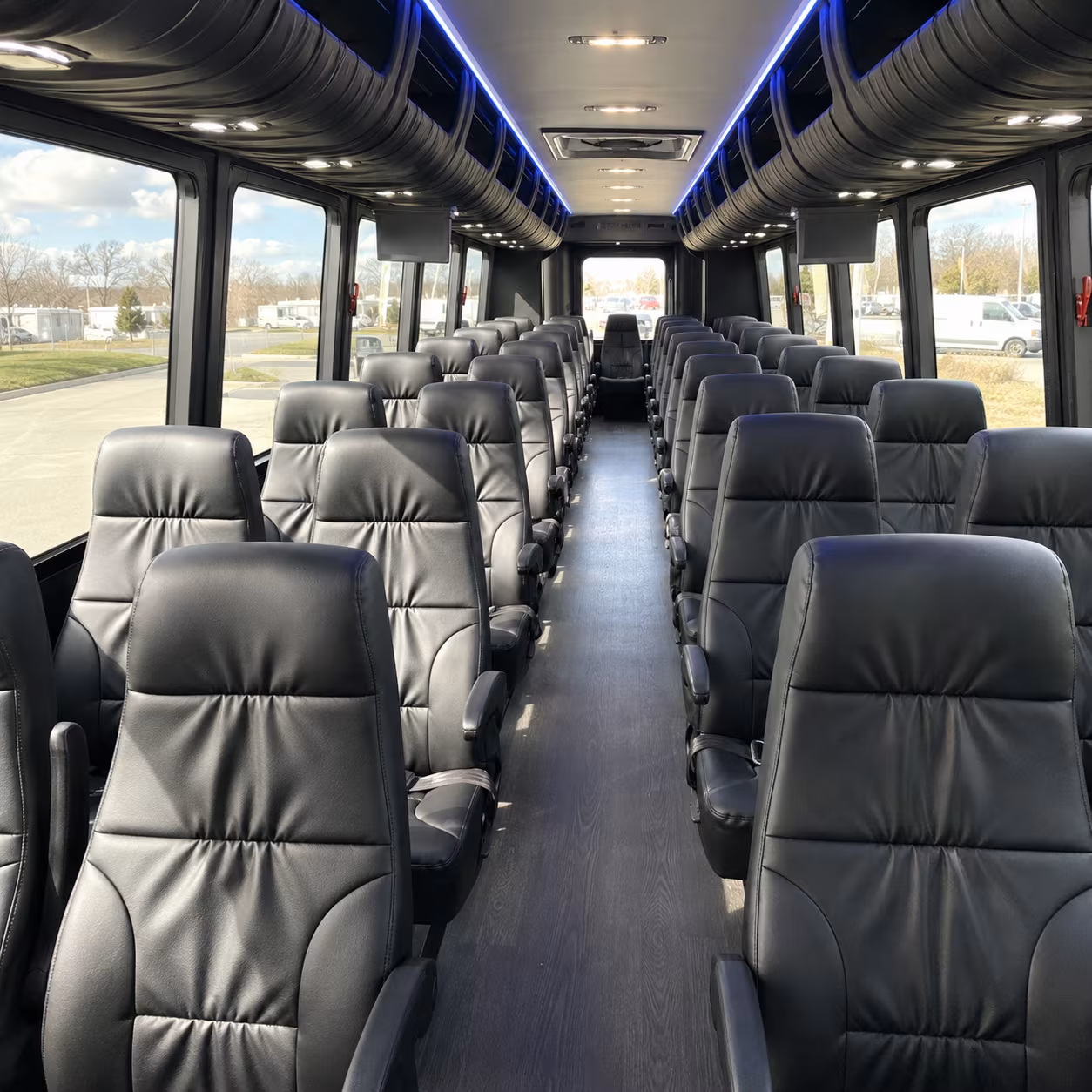 minneapolis 35 passenger minibus interior