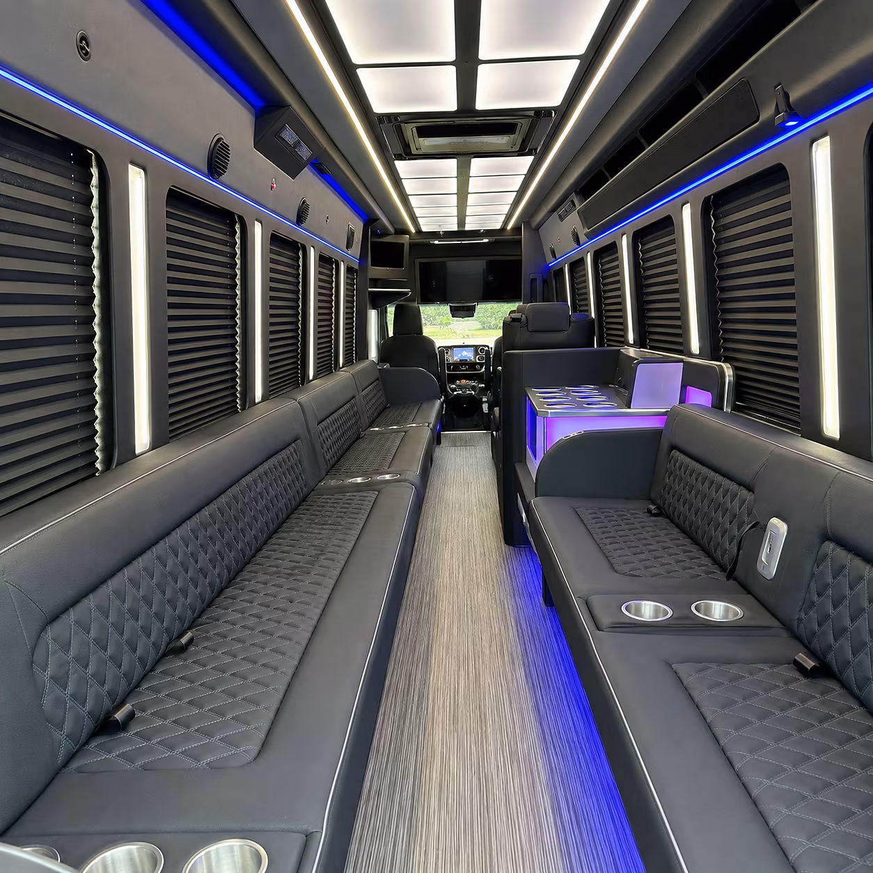 minneapolis party bus inside
