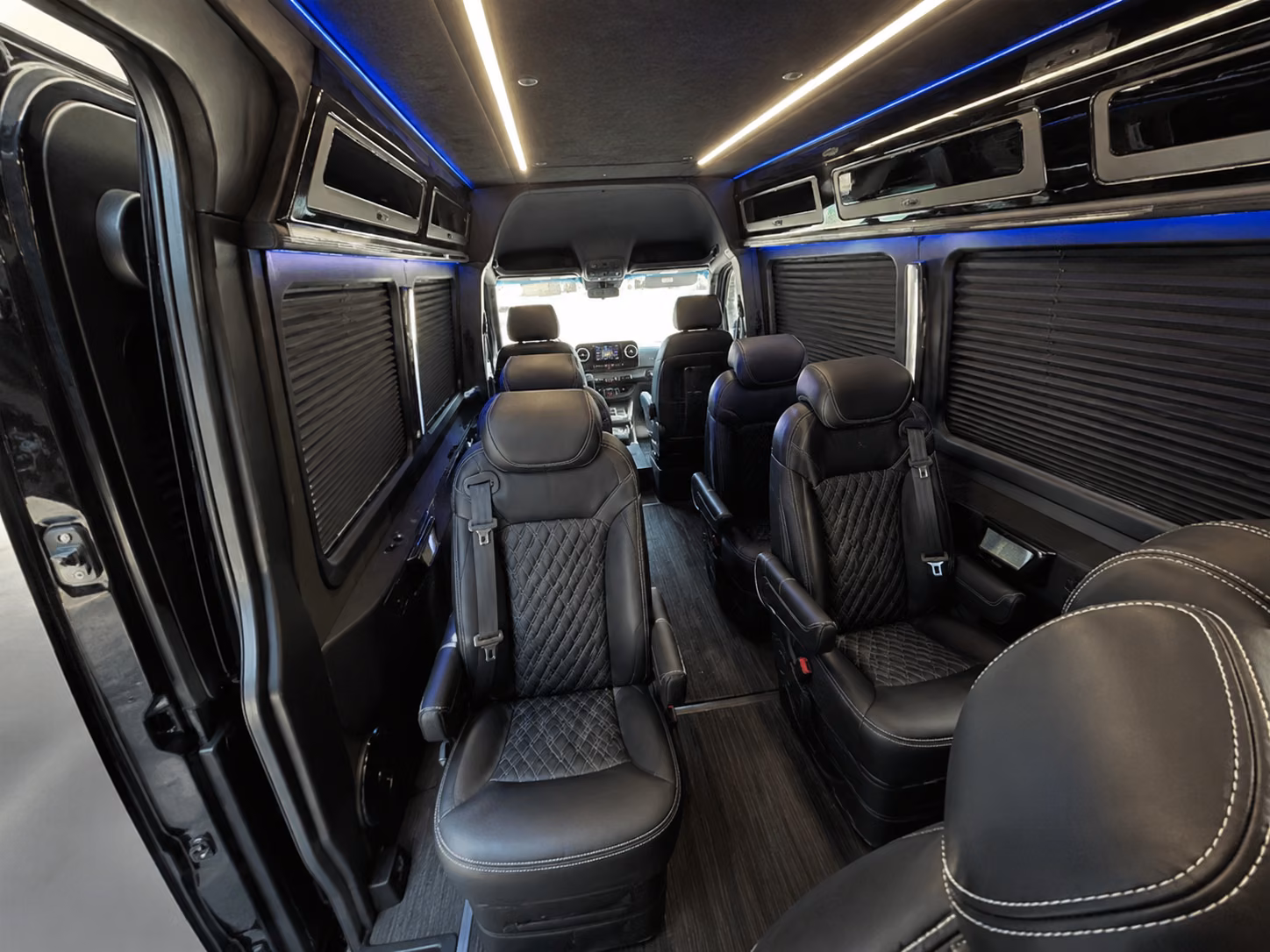 minneapolis sprinter van with driver inside